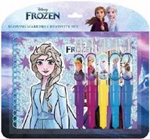 JIRI MODELS Set s foukacími fixy a notesem Frozen (Ledové Království)