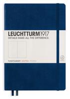 Leuchtturm1917 Medium A5 Tečkovaný zápisník Navy