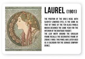 Magnet Alfons Mucha - Laurel