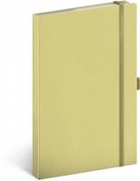 Presco Group Notes Žlutý, tečkovaný, 13 × 21 cm