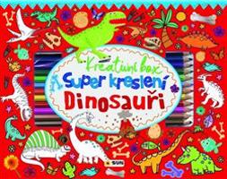 Super kreslení Dinosauři - Kreativní box