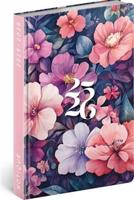 18 měsíční diář Petito - Kytice 2025/2026