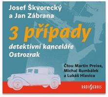 3 případy detektivní kanceláře Ostrozrak - Jan Zábrana, Josef Škvorecký