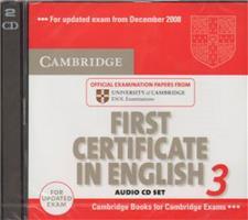 Cambridge First Certificate in English 3 for Updated Exam Audio CDs