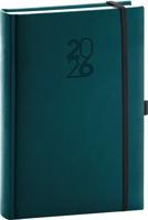 Denní diář Aprint Top 2026, petrolejový