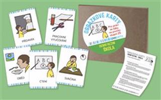 Denní režim ve škole - obrázkové karty (kniha + karty)