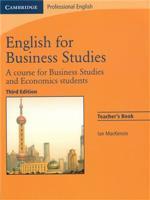 English for Business Studies Teacher´s Book 3rd edition - Ian MacKenzie