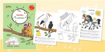 Hudební omalovánky – Písničky o zvířátkách