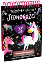 Jednorožci - Vyškrabuj a vybarvuj