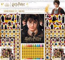 Jiří Models Samolepkový set s voskovkami 500 ks Harry Potter