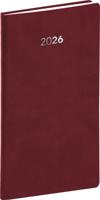 Kapesní diář Balakon 2026, bordó