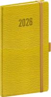 Kapesní diář Rivoli 2026, žlutozelený