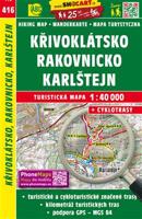 Křivoklátsko, Rakovnicko, Karlštejn / Turistická mapa SHOCart. Měřítko:1:40 000