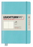 Leuchtturm1917 Medium Tečkovaný zápisník A5 Softcover Aquamarine