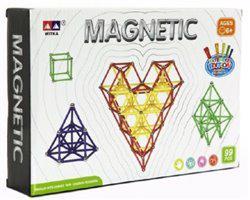 Magnetická stavebnice - 99 dílků