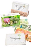 Malá poselství Matky Země - s dřevěným stojánkem