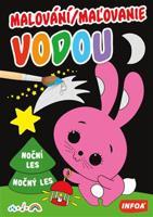 Malování/Maľovanie vodou - Noční les/Nočný les