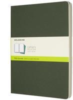 Moleskine Sešity 3 ks čisté - zelené XL