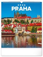 Nástěnný kalendář Praha 2026