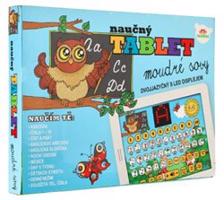 Naučný tablet moudré sovy dvojjazyčný CZ+AJ