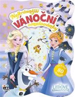 Nejkrásnější vánoční omalovánky se samolepkami Ledové království