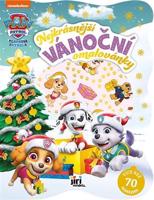 Nejkrásnější vánoční omalovánky se samolepkami Tlapková patrola holky
