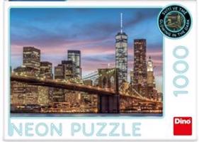 Neonové puzzle New York - 1000 dílků