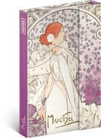 Notes Alfons Mucha – Dáma, linkovaný