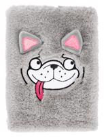 Notes plyšový Doggie. Linkovaný