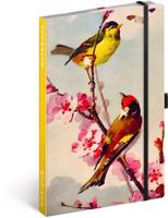 Notes Ptáčci – sakura Kateřiny Winterové, linkovaný