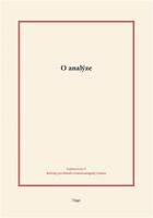 O analýze