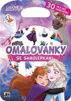 Omalovánky se samolepkami - Ledové království