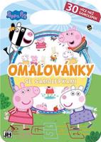 Omalovánky se samolepkami - Peppa pig