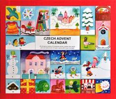 Pecháčková Ivana Adventní kalendář 24 leporel s vánočními příběhy básničkami a koledami a navíc