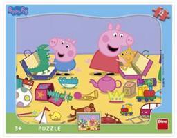 Peppa pig si hraje - tvary /puzzle/