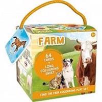 Pexeso na cesty s omalovánkami Farma