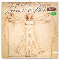 Poznámkový kalendář Leonardo da Vinci 2026