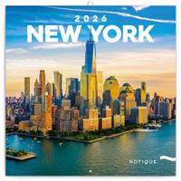 Poznámkový kalendář New York 2026