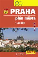 Praha - knižní plán města 2022/23. 1:20 000