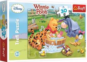 Puzzle - Medvídek Pú Koupel Prasátka