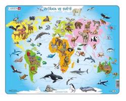 Puzzle- Zvířata ve světě 28 dílků