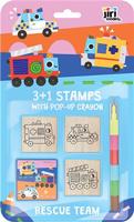 Razítka 3+1 s voskovkou Záchranáři