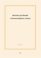 Ročenka pro filosofii a fenomenologický výzkum 2017