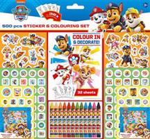 Samolepkový set s omalovánkami 500ks - Tlapková patrola