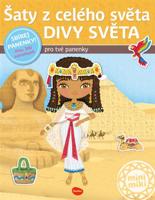 Šaty z celého světa Divy světa - Kniha samolepek