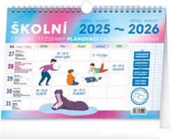 Školní plánovací kalendář s háčkem 2026