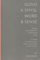 Slovo a smysl 41/ Word & Sense 41