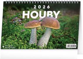 Stolní kalendář Houby 2026