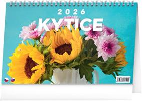 Stolní kalendář Kytice CZ/SK 2026