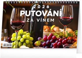 Stolní kalendář Putování za vínem 2026